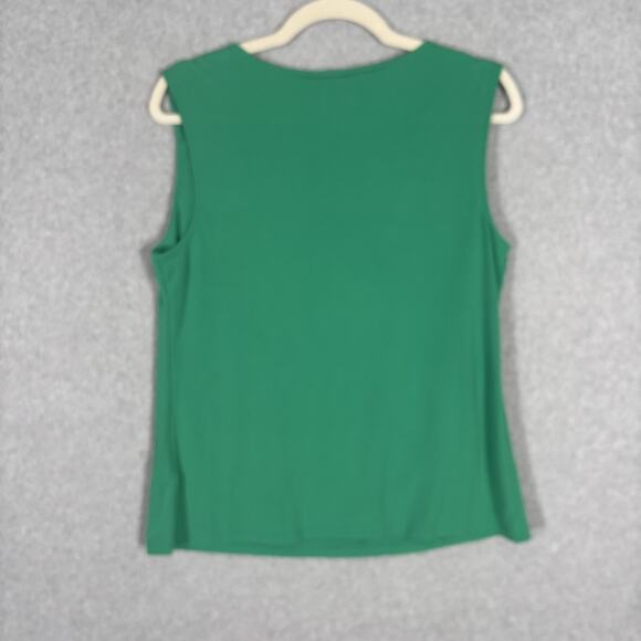 George ME Top Large Drape Career Knit Slinky Stretch Tank Cami Layer Suit Church - Picture 7 of 8